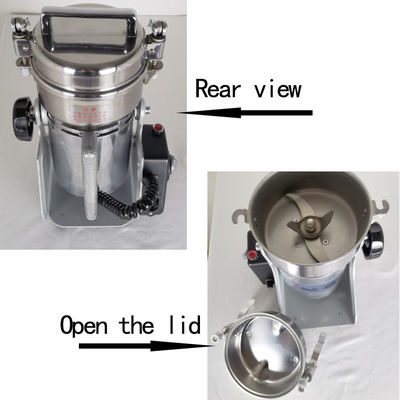 200g High Speed Electric Grain Crusher , Portable Grain Grinder Machine