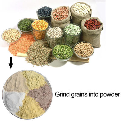 Accurate Grinding Industrial Grain Grinder Machine 220V With Adjustable Gap