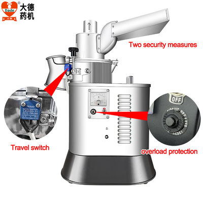 Vertical DF-40S Commercial Spice Grinder Machine Continuous Feeding
